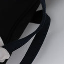 BALENCIAGA Boston Bag Canvas Black Silver Auth mr1018V-7