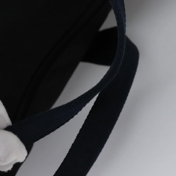 BALENCIAGA Boston Bag Canvas Black Silver Auth mr1018V