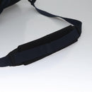 BALENCIAGA Boston Bag Canvas Black Silver Auth mr1018V-8