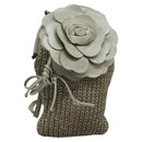 BOTTEGA VENETA Shoulder Bag Leather Beige Auth mr1037-1