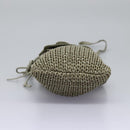 BOTTEGA VENETA Shoulder Bag Leather Beige Auth mr1037-5