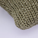 BOTTEGA VENETA Shoulder Bag Leather Beige Auth mr1037-15