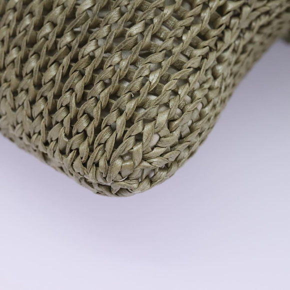 BOTTEGA VENETA Shoulder Bag Leather Beige Auth mr1037