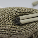 BOTTEGA VENETA Shoulder Bag Leather Beige Auth mr1037-9