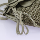 BOTTEGA VENETA Shoulder Bag Leather Beige Auth mr1037-19