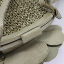 BOTTEGA VENETA Shoulder Bag Leather Beige Auth mr1037-10