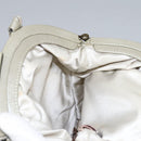 BOTTEGA VENETA Shoulder Bag Leather Beige Auth mr1037-22