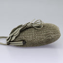 BOTTEGA VENETA Shoulder Bag Leather Beige Auth mr1037-3