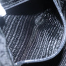 PRADA Chain Shoulder Bag Nylon Plastic Black Silver Auth mr1039-20