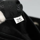 PRADA Chain Shoulder Bag Nylon Plastic Black Silver Auth mr1039-12