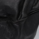 BOTTEGA VENETA Goatskin Hand Bag Leather Black Auth mr1050V-9