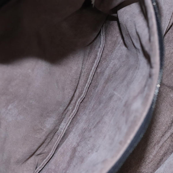 BOTTEGA VENETA Goatskin Hand Bag Leather Black Auth mr1050V