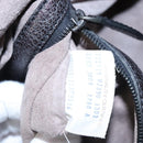 BOTTEGA VENETA Goatskin Hand Bag Leather Black Auth mr1050V-12