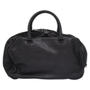 BOTTEGA VENETA Goatskin Hand Bag Leather Black Auth mr1050V-13