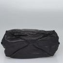 BOTTEGA VENETA Goatskin Hand Bag Leather Black Auth mr1050V-5