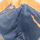 CELINE C Macadam Canvas Hand Bag Suede Gray Gold Auth mr1055-19