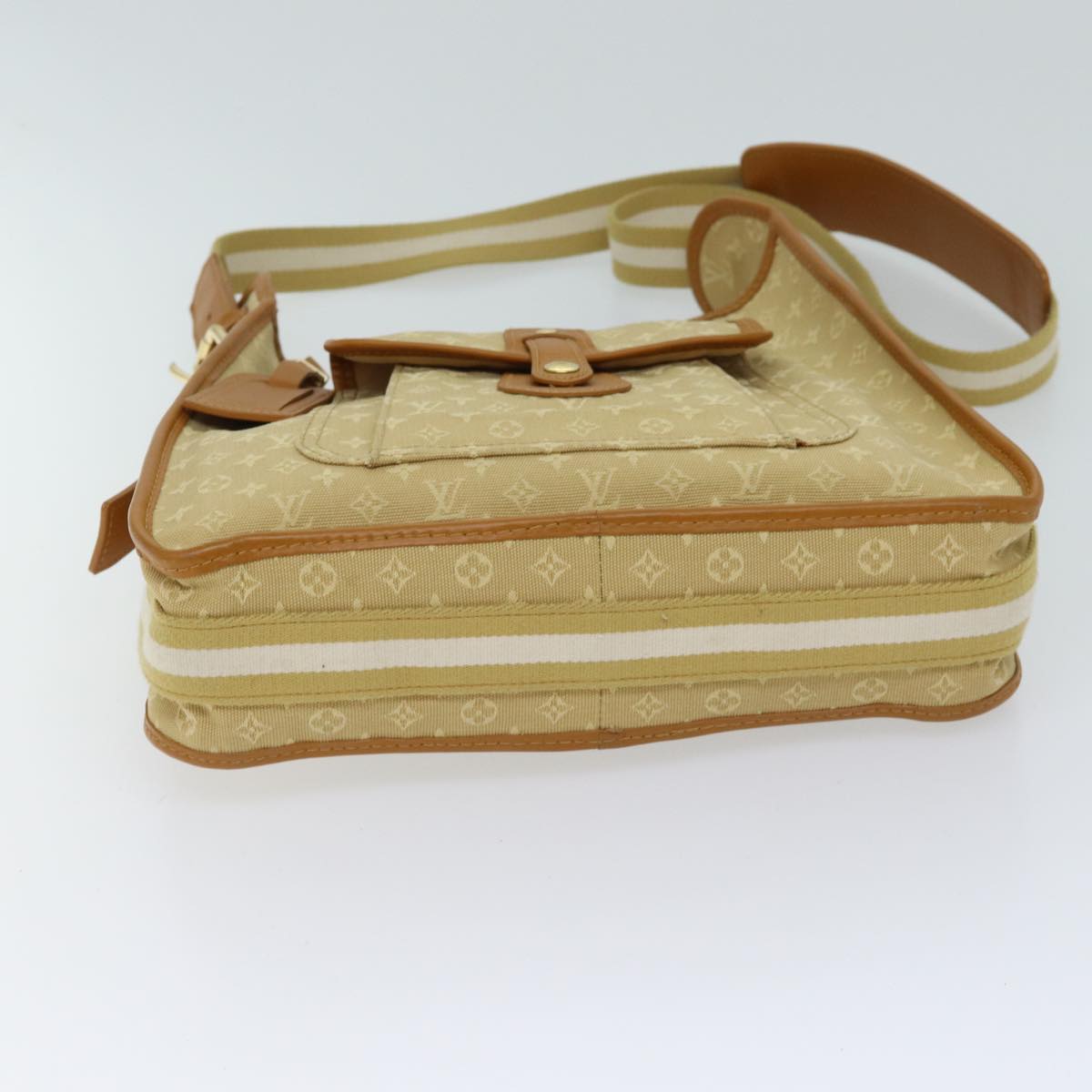 LOUIS VUITTON Monogram Mini Buzas Marie Kate Bag Beige M92323 LV Auth mr106