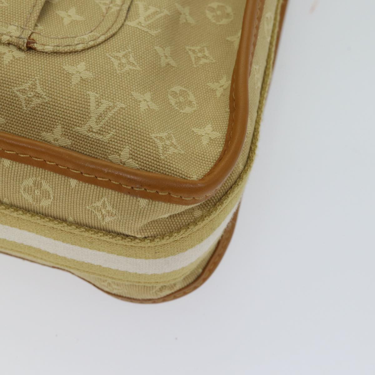 LOUIS VUITTON Monogram Mini Buzas Marie Kate Bag Beige M92323 LV Auth mr106