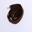 BURBERRY Nova Check Boston Bag Leather 2way Brown Green Auth mr1062-21