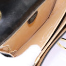 CELINE Hand Bag Leather Black Gold Auth mr1085-23