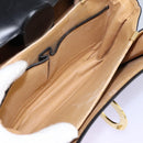 CELINE Hand Bag Leather Black Gold Auth mr1085-11
