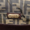 FENDI Straw Hand Bag Raffia Brown Auth mr1096-17