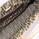 FENDI Straw Hand Bag Raffia Brown Auth mr1096-11