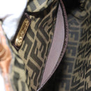 FENDI Straw Hand Bag Raffia Brown Auth mr1096-20