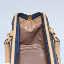 FENDI Hand Bag PVCCanvas 2way Black Auth mr1097-19