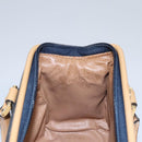 FENDI Hand Bag PVCCanvas 2way Black Auth mr1097-20