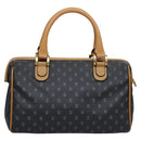 FENDI Hand Bag PVCCanvas 2way Black Auth mr1097-2