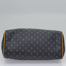 FENDI Hand Bag PVCCanvas 2way Black Auth mr1097-5