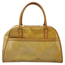 LOUIS VUITTON Monogram Vernis Tompkins Square Hand Bag Beige M91149 Auth mr1101-13