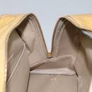 LOUIS VUITTON Monogram Vernis Tompkins Square Hand Bag Beige M91149 Auth mr1101-23