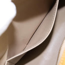 LOUIS VUITTON Monogram Vernis Tompkins Square Hand Bag Beige M91149 Auth mr1101-25