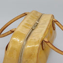 LOUIS VUITTON Monogram Vernis Tompkins Square Hand Bag Beige M91149 Auth mr1101-6