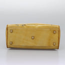 LOUIS VUITTON Monogram Vernis Tompkins Square Hand Bag Beige M91149 Auth mr1101-5