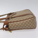 CELINE Macadam Canvas Hand Bag Beige Gold Auth mr1105-4