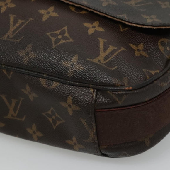 LOUIS VUITTON Monogram Messenger MM Beaubourg Shoulder Bag M97038 LV Auth mr1109