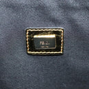 FENDI Clutch Bag Leather Brown Gold Auth mr1110V-18