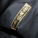 FENDI Clutch Bag Leather Brown Gold Auth mr1110V-10