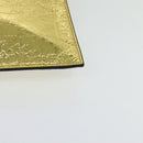 FENDI Clutch Bag Leather Brown Gold Auth mr1110V-15