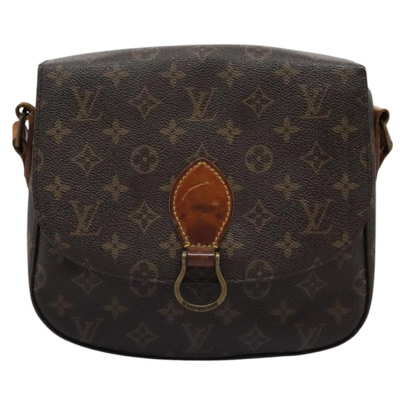 LOUIS VUITTON Monogram Monogram Saint Cloud GM Shoulder Bag M51242 Auth mr1126