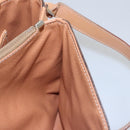 CELINE Macadam Canvas Shoulder Bag PVC Leather Brown Gold Auth mr1129-21