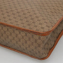 GUCCI Micro GG Supreme Tote Bag PVC Beige Auth mr1148-8