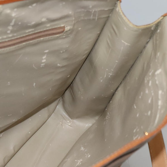 GUCCI Micro GG Supreme Tote Bag PVC Beige Auth mr1148