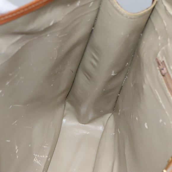 GUCCI Micro GG Supreme Tote Bag PVC Beige Auth mr1148