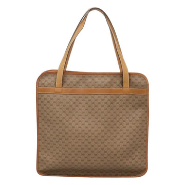 GUCCI Micro GG Supreme Tote Bag PVC Beige Auth mr1148 - 0