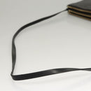 CELINE Trio bag Shoulder Bag Leather Black Gold Auth mr1158-7