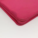 CELINE Trio bag Shoulder Bag Leather Pink Gold Auth mr1159-12